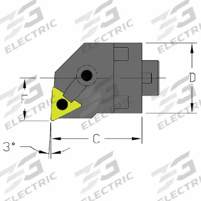 ULTRA-DEX USA Indexable Cutting Head Unit: MH24 MTUNR4-CFT (MPN 912-000-065) - Machining