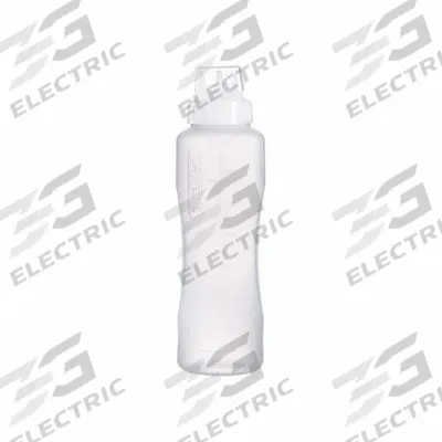 ARAVEN Squeeze Bottle: 25 oz Capacity, 1 3/4 in Opening Dia, 9 in Overall Ht, Clear - Standard Squeeze Bottles