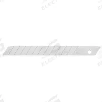 OLFA Snap-Off Blade: 3 3/8 in Blade Lg, 3/8 in Blade Wd, 0.02 in Blade Thick, 13 Segments, 50 PK (MPN AB-50S). Key specifications — attr307700: Stainless Steel; attr307684: 5LC41; attr324887: OLFA.