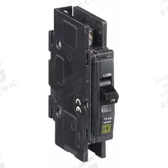 SQUARE D Miniature Circuit Breaker: 70 A, 120/240V AC, Single Phase, 10kA at 120/240V AC, 1 Poles (MPN QOU170). Key specifications — Phase: Single; Amps: 70 A; AC Voltage Rating: 120/240V AC; Max. AIR Rating: 10kA at 120/240V AC; For Use With: Heating; Brand: SQUARE D.