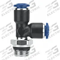 AIGNEP USA Push-Fit Adapter Fitting: 10 mm OD x 1/4 in Pipe Size, Push-to-Connect x Universal Thread (MPN 60000-10-1/4). Key specifications — Brand: AIGNEP USA; Thread Size A: 1/4"-19.