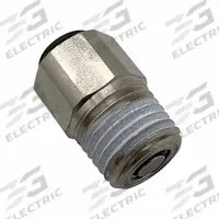 LEGRIS Push-Fit Adapter Fitting: 3/8 in OD x 1/4 in Pipe Size, Push-to-Connect x MNPT, Silver (MPN 3091 60 14). Key specifications — Brand: LEGRIS; Thread Size A: 1/4".