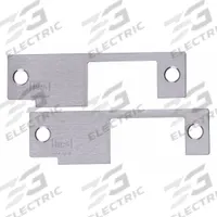 HES Electric Strike Faceplate: 1 1/4 in Wd, 4 7/8 in Ht (MPN 852L 630). Key specifications — Brand: HES; Compatible with Series: 8500; Product Type: Electric Strike Faceplate.
