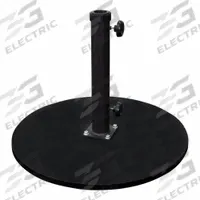 CALIFORNIA UMBRELLA Umbrella Base: Black, For 1 1/2 in Pole Dia, 24 in Overall Dia, 95 lb Max Wt (MPN CRLY903-BLACK). Key specifications — Brand: CALIFORNIA UMBRELLA; Includes Wheels: No Wheels; Color: Black; Material: Steel.