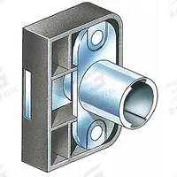 COMPX TIMBERLINE Deadbolt Lock: Coreless, Horizontal Left, Square, 1 3/4 in Body Ht, Zinc Die-Cast (MPN C290CB). Key specifications — attr1313962: Zinc-Plated; attr1313948: Black; attr1313954: COMPX TIMBERLINE.