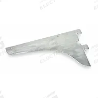 APPROVED VENDOR Shelving Bracket: Single, 1/8 in x 16 in x 3 13/16 in, Zinc-Plated, 12 ga Gauge (MPN 1WDR1). Key specifications — Product Type: Shelf Bracket; Color: Silver; For Display Type: Single Slotted Standards; Material: Steel; Brand: APPROVED VENDOR; Finish: Zinc-Plated.