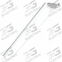 COLUMBIA LIGHTING LED Surface Mount Fixture: 4 ft Lg, 4,132 lm, 3500K, 32.8 W, 120/277V AC (MPN LSRK4-4W-35LW-FA-EDU). Key specifications — Dimming Method: 0-10V; Voltage: 120/277V AC; Linkable: Yes; Dimmable: Yes; Brand: COLUMBIA LIGHTING; LED Replacement For: (2) Lamp T8; Linkable Up To: 2 Fixtures; Color Temperature: 3500K.