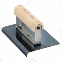 KRAFT TOOL Concrete Sidewalk Edger: Blue Steel, 6 in Blade Lg, 4 in Blade Wd, Wood (MPN CF573). Key specifications — attr1004985: Edger; attr1004984: KRAFT TOOL; attr1004993: Wood.
