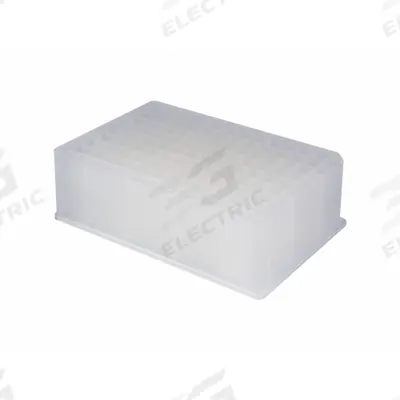 CAPLUGS Sterile 96-Deep Well Plates: Sterile, 96 Wells, 2 mL, 86 mm Dia, C-Shaped