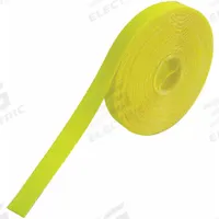 RIP-TIE Hook-and-Loop Cable Tie Roll: 75 ft Lg, 0.5 in Wd, 18 lb Tensile Strength, Yellow, Polyester (MPN G-05-075-Y). Key specifications — Color: Yellow; Material: Polyester; Brand: RIP-TIE.