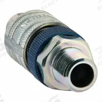 DIXON VALVE & COUPLING Quick Connect Hose Coupling: 1/2 in Body Size, 1/2 in Hose Fitting Size, MNPT (MPN N4M4-LS). Key specifications — Coupling Locking Type: Sleeve; Thread Size: 1/2" -14; Brand: DIXON VALVE & COUPLING.