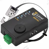 SUMP ALARM Temperature and Humidity Sensor: -20°C to 125°C, +/-0.2°C, 4 ft Cable Lg, Plug-In, Wi-Fi (MPN LS-SENTRY-120V-FREEZER-4FT-RAW). Key specifications — Mounting Type: Screw Holes; Probe Type: Temperature; Accuracy: +/-0.2°C; Brand: SUMP ALARM; Temperature Units: Celsius.