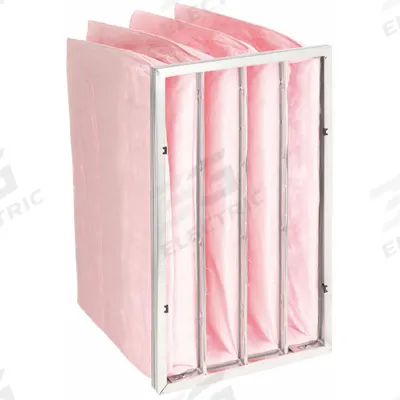 GRAINGER Pocket Air Filter: 24 in x 12 in x 15 in, MERV 13, Pink, Synthetic - MERV 13 Pocket Air Filters
