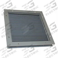Door Louver: Gray Primer, Steel, 12 1/2 in H x 12 1/2 in W Rough Opening (MPN 6WRH9). Key specifications — Brand: DAYTON.