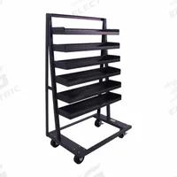 VALLEY CRAFT A-Frame Cart: 2,500 lb, 6 Shelves, Gray, 38 in L x 25 in W x 63 in H, 1 Usable Sides (MPN F89070VCGY). Key specifications — Color: Gray; Includes: Single-Sided Frame; Caster/Wheel Configuration: (2) Swivel; Brand: VALLEY CRAFT.