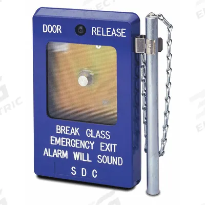 SECURITY DOOR Emergency Glass Break Station: 3 to 28V DC, 10 A Current - Replacement Parts for Door Alarms