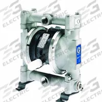 GRACO Diaphragm Pump: Stainless Steel Body, 3/4 in, NPT Connection, 16 gpm, Not Specified Diaphragm (MPN D54331). Key specifications — Brand: GRACO; Seat Material: SS; Check Valve Material: 316 SS; Diaphragm Material: Not Specified.