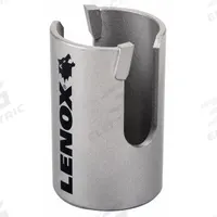 LENOX Hole Saw: 1 3/4 in Saw Dia., 2 7/16 in Max. Cutting Dp, 5/8"-18 Thread Size, Carbide Tipped (MPN LXAH4134). Key specifications — attr1098087: LENOX; attr1098073: 5/8"-18.
