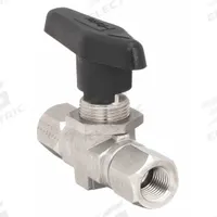 PARKER Manual Two-Way Ball Valve: 1/2 in, 316 Stainless Steel, Straight, FNPT x FNPT, Three-Piece (MPN 8F-B8LJ2-SSP). Key specifications — Brand: PARKER; Handle: Lever.