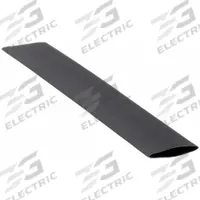 IDEAL Heat Shrink Tubing: 1.04 in I.D. Before Shrinking, 0.5 in I.D. After Shrinking, 6 in Lg, 5 PK (MPN 46-328). Key specifications — Color: Black; Brand: IDEAL.