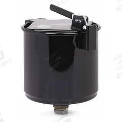 PIG Drum Funnel: Latching/Lockable, Black / Black, No Flame Arrester, 13 in x 13 in, 1 in Spout Dia (MPN DRM1211-BK). Key specifications — Brand: PIG; Funnel Material: Steel; For Use With: 55 gal Steel or Poly Drums; Color: Black; Lid Type: Lockable; Flame Arrester Ht: No Flame Arrester; Lid Type (sublevel): Lidded.