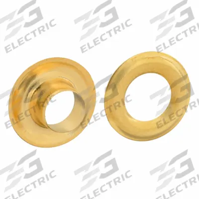 WESTWARD Grommet Kit Refill: Brass, 0.25 in Inside Dia, 0.55 in Outside Dia - Brass Grommets