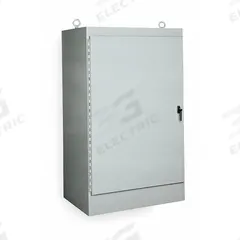 WIEGMANN Enclosure: Steel, 60 in x 24 in x 18 in, NEMA 12, Solid Cover, Hinged (MPN WA602418FS). Key specifications — Brand: WIEGMANN; Closure Method: Padlock Hasp; Knockouts: Not Included.