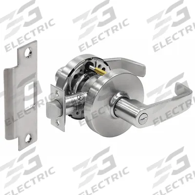 SARGENT Door Lockset: Privacy Lever Locksets, Chrome