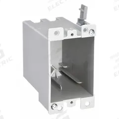 CANTEX Electrical Box: PVC, Nonmetallic Material & Nominal Size, Rectangular, 1 Gangs, Flush (MPN EZ21SOR). Key specifications — Brand: CANTEX; Bracket Style: Flush; Clamp Style: NMSC.