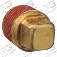 PARKER Plug: Hex Drive Cored Plug, 1/8 in, NPT Threaded, 1,000 psi, 19/32 in Lg, C36000 Brass (MPN VS211P-2). Key specifications — Maximum Operating Pressure: 1,000 psi.