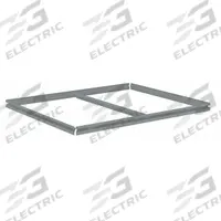 TENNSCO Shelf: 36 in x 36 in, 1,000 lb Load Capacity, Gray, Shelf (MPN ZBES-3636). Key specifications — Includes: (4) Beams; Shelf Configuration: Single Straight; Color: Gray; Frame Material: Steel; Brand: TENNSCO; Frame Finish: Zinc Plated; Product Type: Shelf.