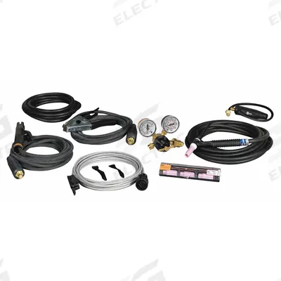 MILLER ELECTRIC TIG/Stick Contractor's Kit: Air-Cooled, A-150, 25 ft, Rubber - Air-Cooled TIG Torch Kits
