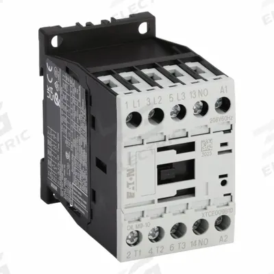 EATON Magnetic Contactor: Non-Reversing, 3 Poles, 3NO Contacts, 9 A - Non-Reversing IEC Contactors