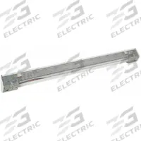 DAYTON Electric Cove Heater: Radiant, 600 W Watt Output, White, 240V AC, 1 Phase (MPN 3UH04). Key specifications — Voltage, Phase: 240V AC, 1-phase; Brand: DAYTON; Heating Method: Radiant; Nominal Voltage - HVAC: 240V AC; Overall Dimensions - W x H x D: 47 in x 4-3/16 in x 3 in; Phase: 1.