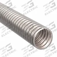 Flexible Metal Conduit - Corrosion Resistance: 1 in Trade Size, 25 ft Overall Lg, Stainless Steel (MPN S61000CTFX). Key specifications — Brand: CALBRITE.