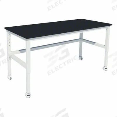 INSTOCK Heavy Duty Table: 24 in Overall Wd, 36 in Overall Ht, 8 ft Overall Lg, Phenolic - Adjustable-Height Laminate Surfaced Lab Tables