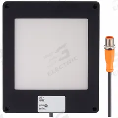 IFM Backlight Illumination Unit: Red Light, 100 mm x 100 mm Field, M12 Connector, 24V DC (MPN O2D944). Key specifications — Brand: IFM; Electrical Connection Type: M12 Connector; Illuminated Field: 100 mm x 100 mm; Operating Voltage: 24V DC; Type of Operation: Permanent Light/Pulse Operation.