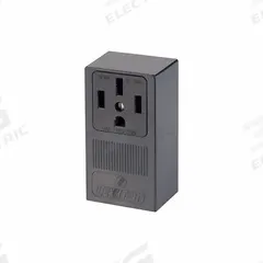 LEVITON Receptacle: Single, 14-50, Black, 125/250V AC, 50 A, 3 Pole / 3 Wire (MPN 55050-P00)