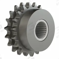 BREWER MACHINE & GEAR Idler Sprocket: For 60 Chain Size, Steel, 17 Teeth, 4.46 in Outside Dia. (MPN D60B17F). Key specifications — Bearing Type: Needle Roller; Brand: BREWER MACHINE & GEAR; Bore System of Measurement: Inch.
