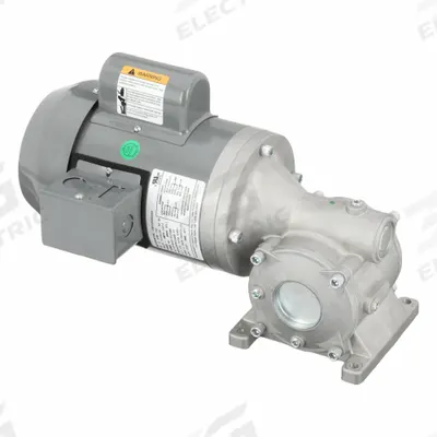 Dayton Gearmotor: Right Angle, Single Output Shaft, Capacitor-Start, TEFC, 45 RPM - Right Angle AC Gearmotors