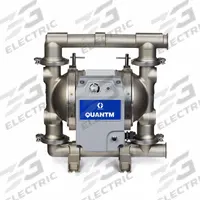 GRACO Electric Diaphragm Pump: Stainless Steel Body, Three Phase, 380-480V AC, 1 1/2 in, SS Valve (MPN HE80-1515). Key specifications — Nameplate Voltage: 380-480V AC; Brand: GRACO; Surface Roughness: 32 Ra; Check Valve Material: SS; Seat Material: 316 SS.