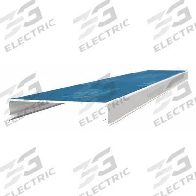 THOMAS & BETTS Wiring Duct Cover: PVC, 72 in Lg - Snap-On & Hinged Wiring Duct Covers