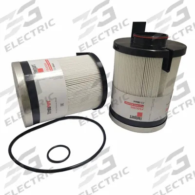 FLEETGUARD Fuel Filter: Cartridge, 9 1/16 in Overall Lg, 6 in Outside Dia - Cartridge Fuel Filters