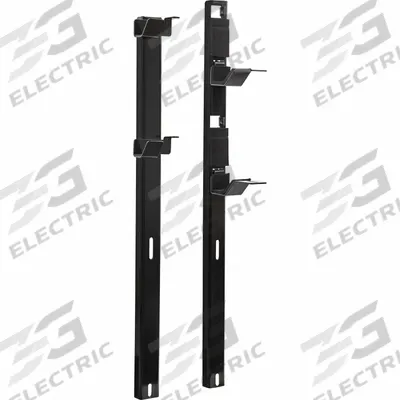 BUYERS PRODUCTS Trailer Accessories: Lockable Trimmer Rack (2‑Position) - Trailer Frame-Mount Tool Holders