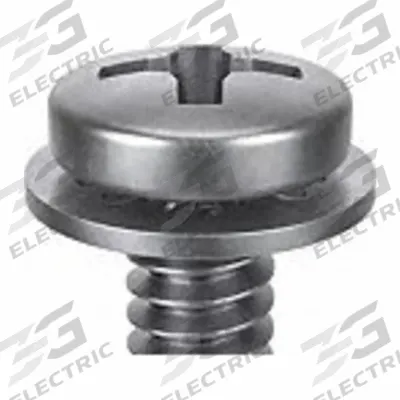 SEMS Screw: Internal Tooth, #6-32 Thread Size, 3/4 in Lg, Stainless Steel, Passivated - Machine Screws with Internal Tooth Lock Washers