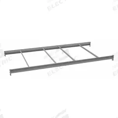 TENNSCO Bulk Storage Deck Level: 96 in x 48 in x 3 5/8 in, 14 ga Beams, 2,150 lb Load Capacity (MPN BPB-96-48). Key specifications — Frame Finish: Epoxy Coated; Frame Material: Steel; Color: Industrial Gray; Includes: (2) 96 in Beams; Brand: TENNSCO.