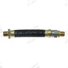 AEROQUIP Air Brake Fitting: 1/2 in Hose Inside Dia., 42 in Hose Lg, 3/8 Fitting Size (MPN 282366-42). Key specifications — Fitting Type: FIXED MNPT x MNPT RIGID/SWIVEL; Brand: AEROQUIP; Fitting Material: Brass x Brass; Carbon Steel x Carbon Steel.