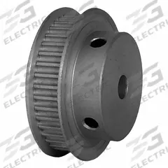 DAYTON Timing Pulley: Modified Curvilinear, Fixed, For GT Timing Belt Section, For 6 mm Belt Wd (MPN 40-3P06-6FA3). Key specifications — attr1328801: DAYTON; attr1328807: Clear Anodized; attr1328808: Powerhouse®.