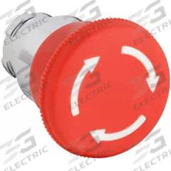 DAYTON Mushroom Head Push Button: Red, 22 mm Mounting Size, Metallic, Maintained (MPN 30G120). Key specifications — Brand: DAYTON; Action: Maintained; Series: Dayton; Push Button Material Type: Metallic.