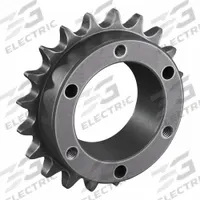 TRITAN Sprocket: For 40 Chain, 20 Teeth, 3.196 in Pitch Dia, 3.46 in Outside Dia, Steel (MPN 40SH20H). Key specifications — Brand: TRITAN; Required Bushing Series: SH.